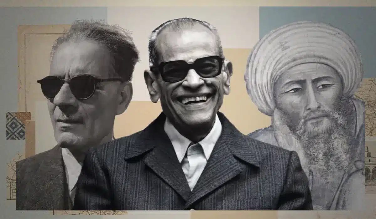 Taha Hussein, Naguib Mahfouz et Averroes